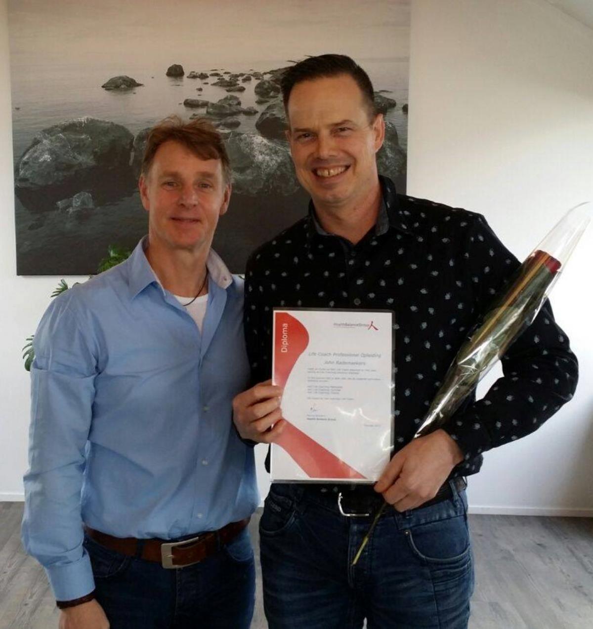 John Rademaekers tijdens zijn NAC Life Coaching Professional opleiding, 2016